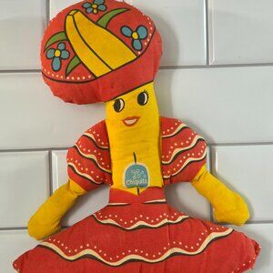 Vintage 1975 Chiquita Banana Promotional Rag Doll 15"